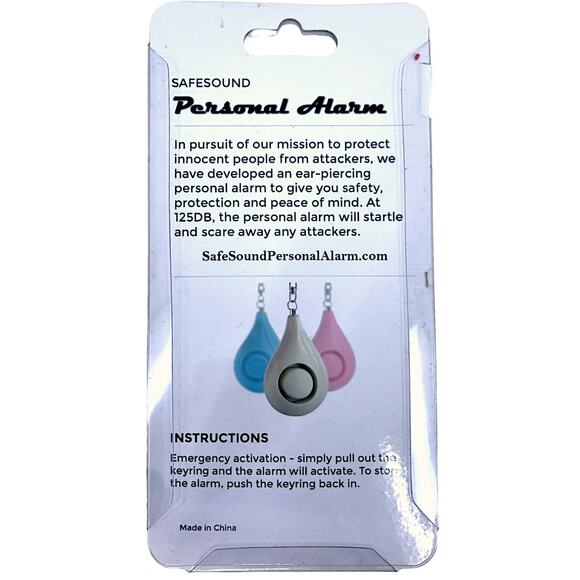 Safesound 125 Decibel Personal Alarm - Picture 2 of 4